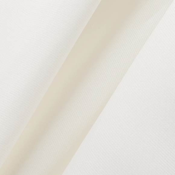 KHAITE Coli Silk Gazar Midi Dress in Chalk White Size 2 - Picture 2 of 15